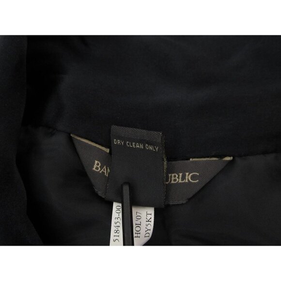 Banana Republic Silk Tie Neck Halter Top Womens Small Black Y2K Office Glam - Picture 12 of 12